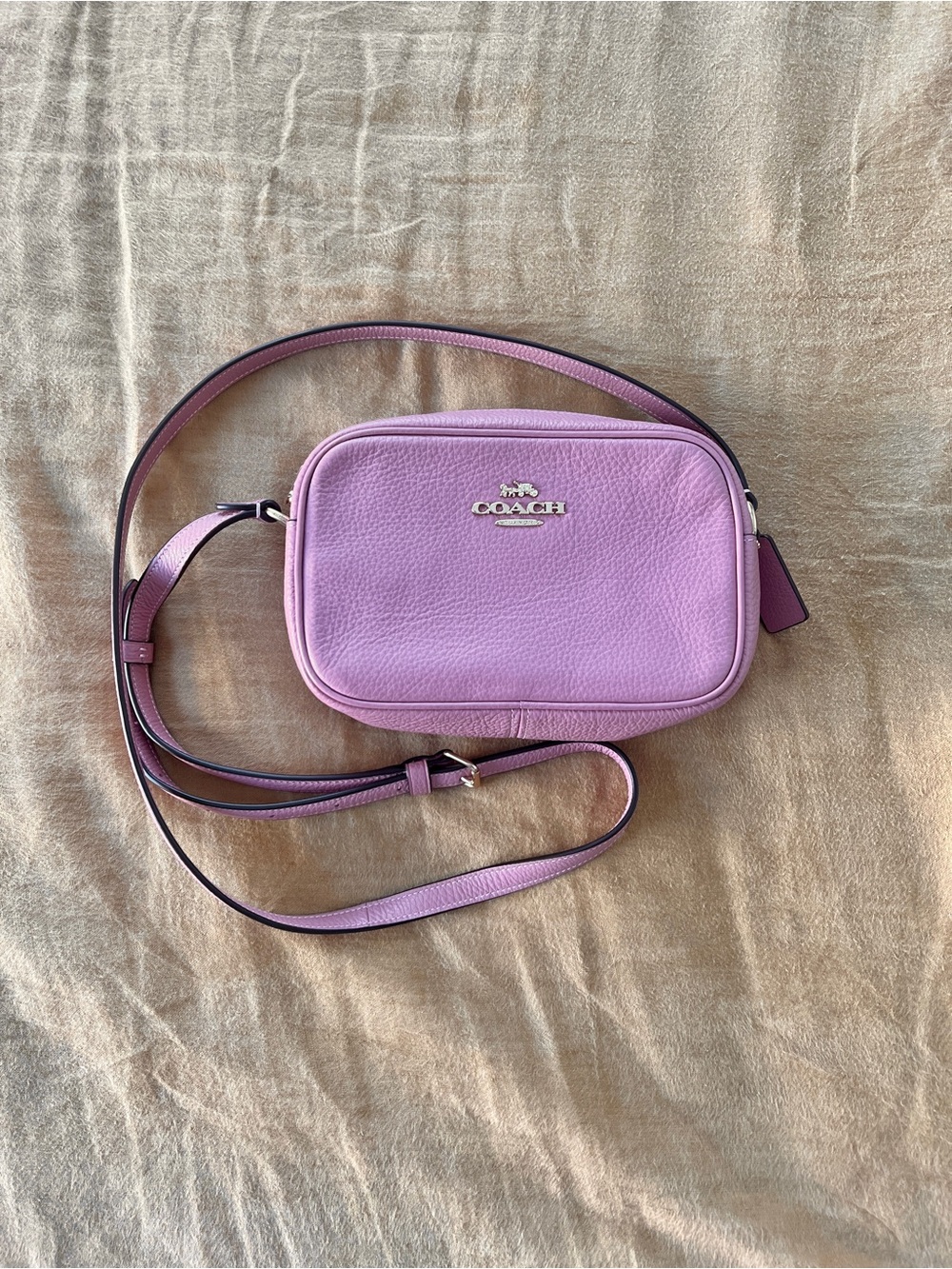 Pink Coach Mini Jamie Camera Bag